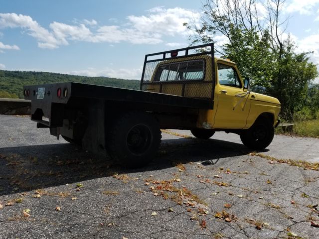 1979 Yellow Ford F-100