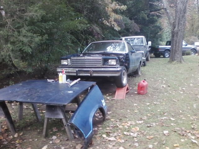 1979 Blue Chevrolet El Camino Standard Cab Pickup