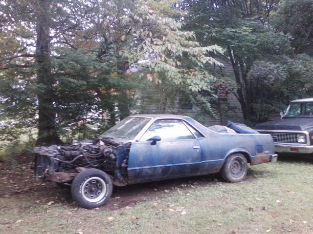 1979 Blue Chevrolet El Camino Standard Cab Pickup
