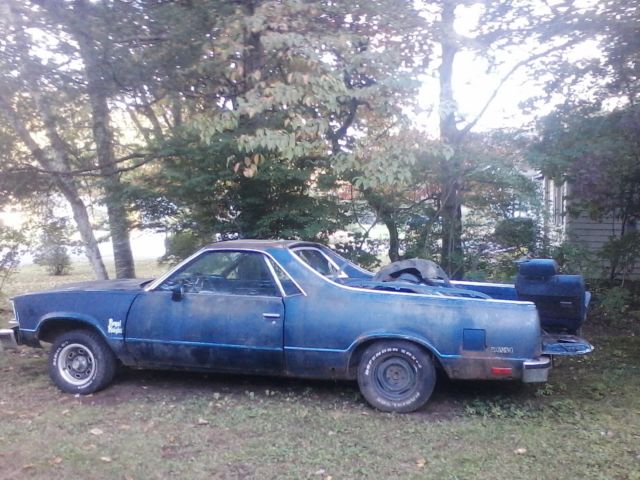 1979 Blue Chevrolet El Camino Standard Cab Pickup