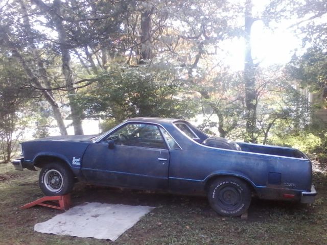 1979 Blue Chevrolet El Camino Standard Cab Pickup