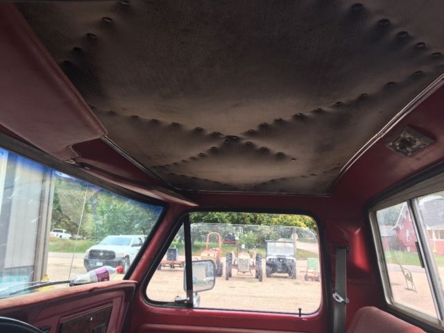 1979 Burgundy Ford F-100 Standard Cab Pickup