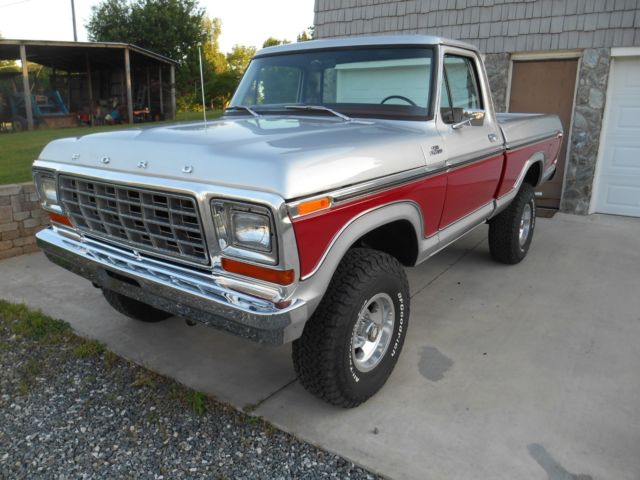 1979 Red/Silver Ford F-150 Std Cab Short Bed