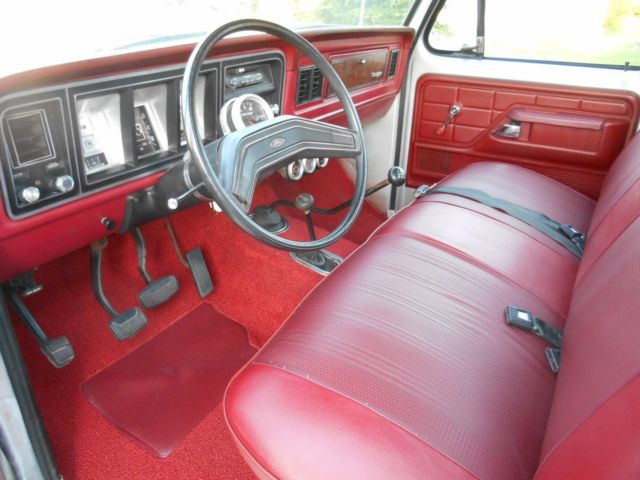 1979 Red/Silver Ford F-150 Std Cab Short Bed