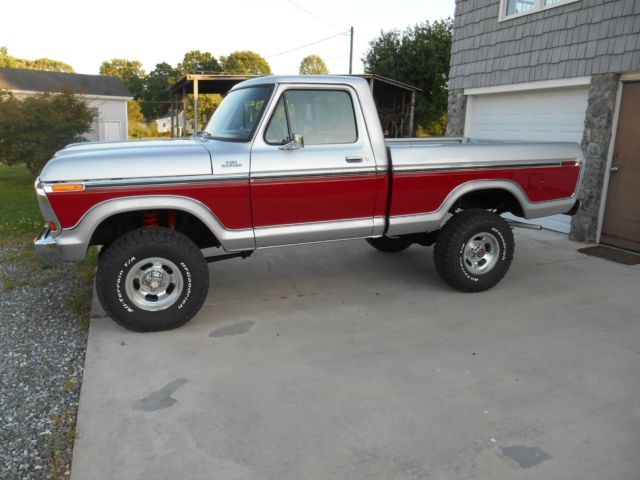 1979 Red/Silver Ford F-150 Std Cab Short Bed