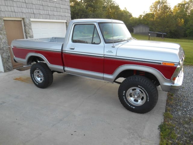 1979 Red/Silver Ford F-150 Std Cab Short Bed