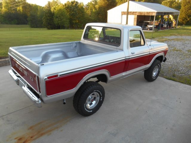 1979 Red/Silver Ford F-150 Std Cab Short Bed