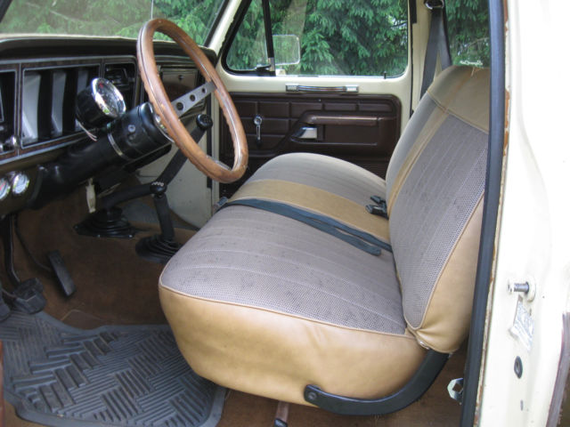 1979 Tan and brown Ford F-150 Pickup Supercab 8'Box