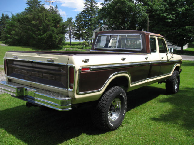 1979 Tan and brown Ford F-150 Pickup Supercab 8'Box