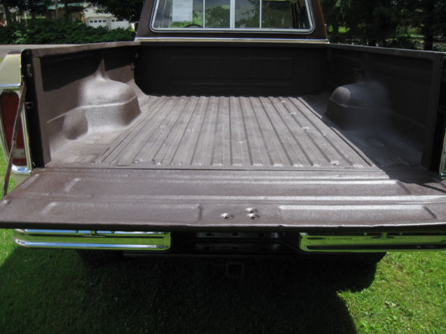 1979 Tan and brown Ford F-150 Pickup Supercab 8'Box