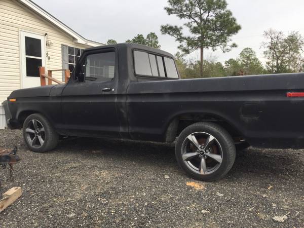 1979 Black Ford F-100 Standard Cab Pickup