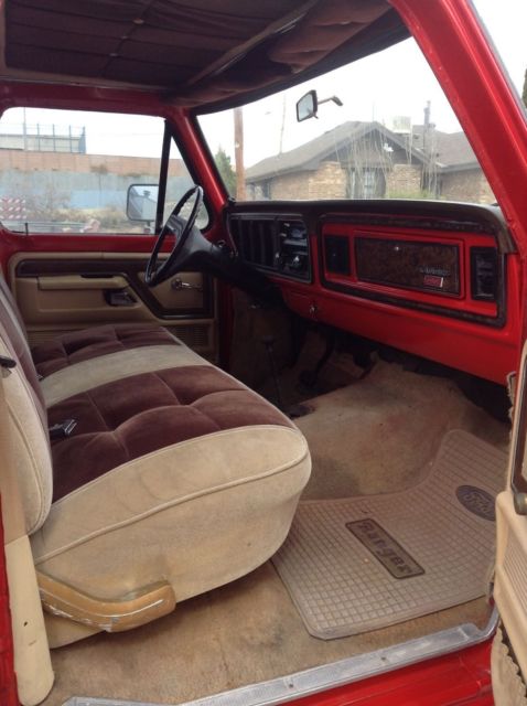 1979 Red Ford F-150 reg cab