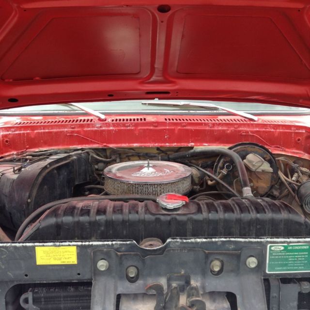 1979 Red Ford F-150 reg cab