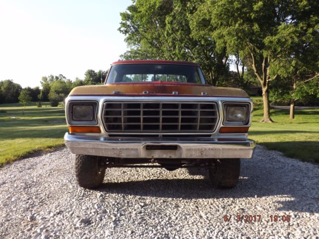 1979 Red Ford F-150 Standard Cab Pickup