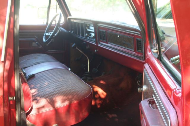 1979 Red Ford F-150 Pick Up