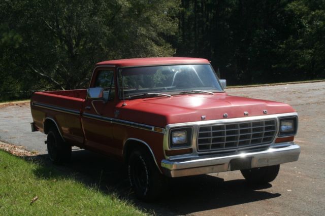 1979 Red Ford F-150 Pick Up