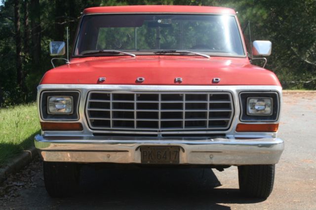 1979 Red Ford F-150 Pick Up