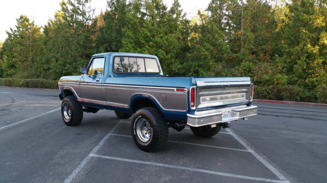 1979 Blue Ford F-250 Standard Cab Pickup
