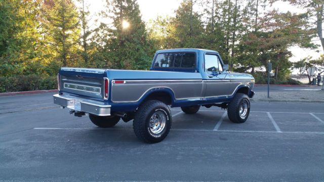 1979 Blue Ford F-250 Standard Cab Pickup