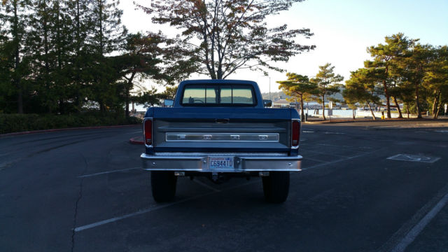 1979 Blue Ford F-250 Standard Cab Pickup