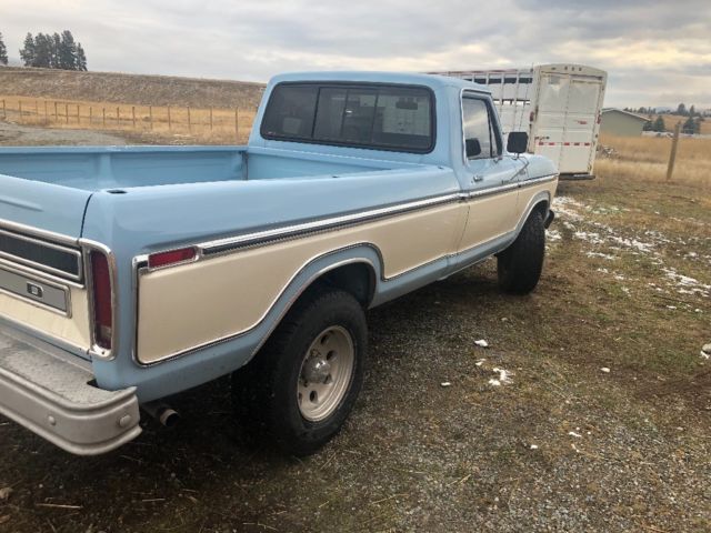 1979 Baby Blue/Wimbledon White Ford F-250