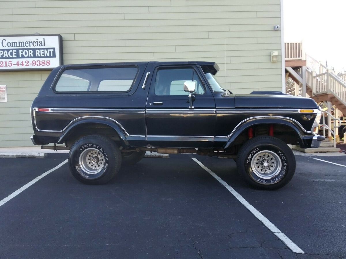 1979 Black Ford Bronco SUV
