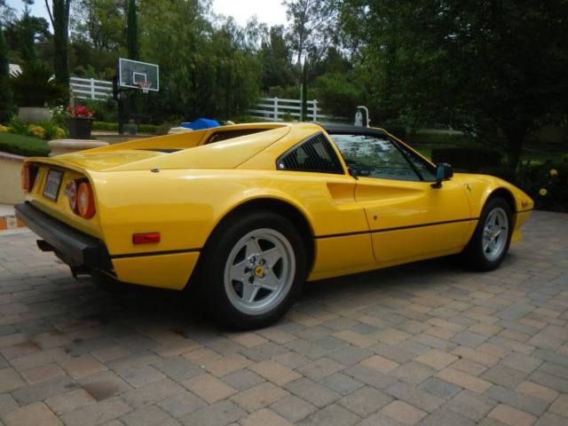1979 Yellow Ferrari 308 Coupe