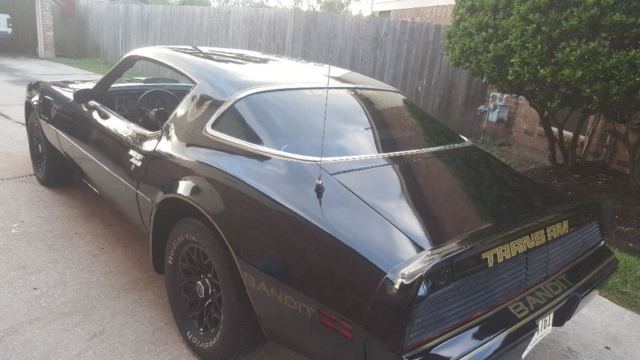 1979 Black Pontiac Firebird Coupe
