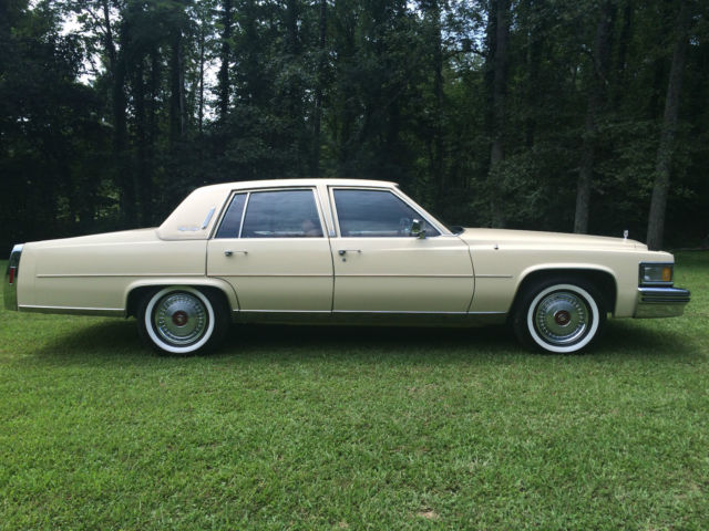 1979 white Cadillac Fleetwood