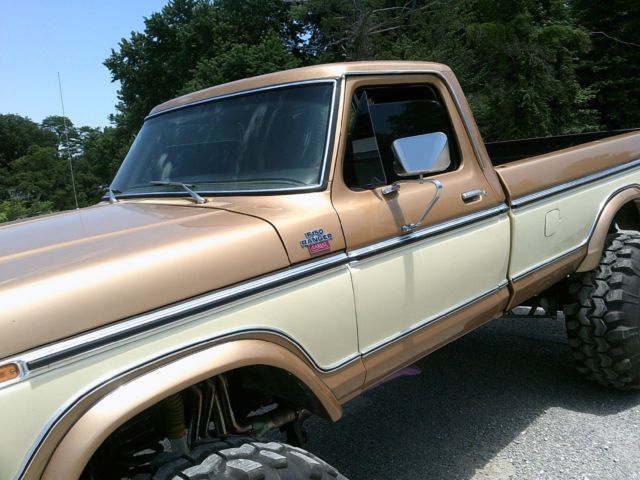 1979 Gold Ford F-150 Standard Cab Pickup