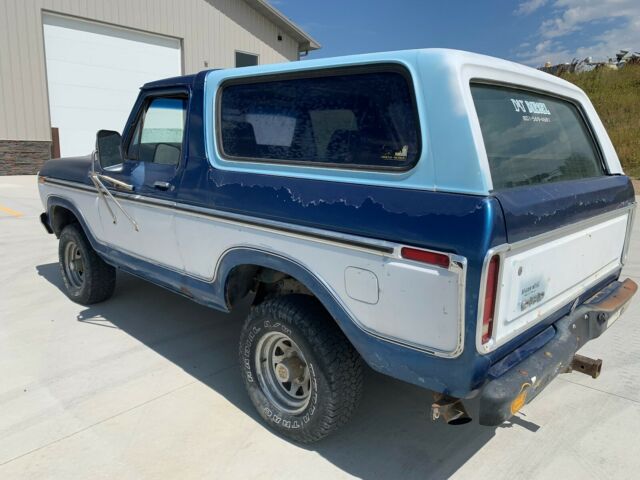 1979 Blue/white Ford Bronco