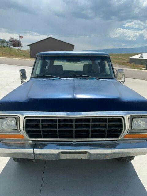 1979 Blue/white Ford Bronco