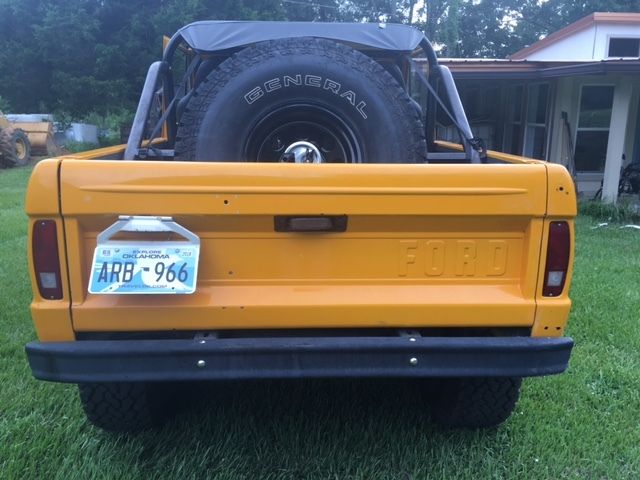 1979 Yellow Ford Bronco