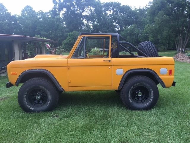 1979 Yellow Ford Bronco