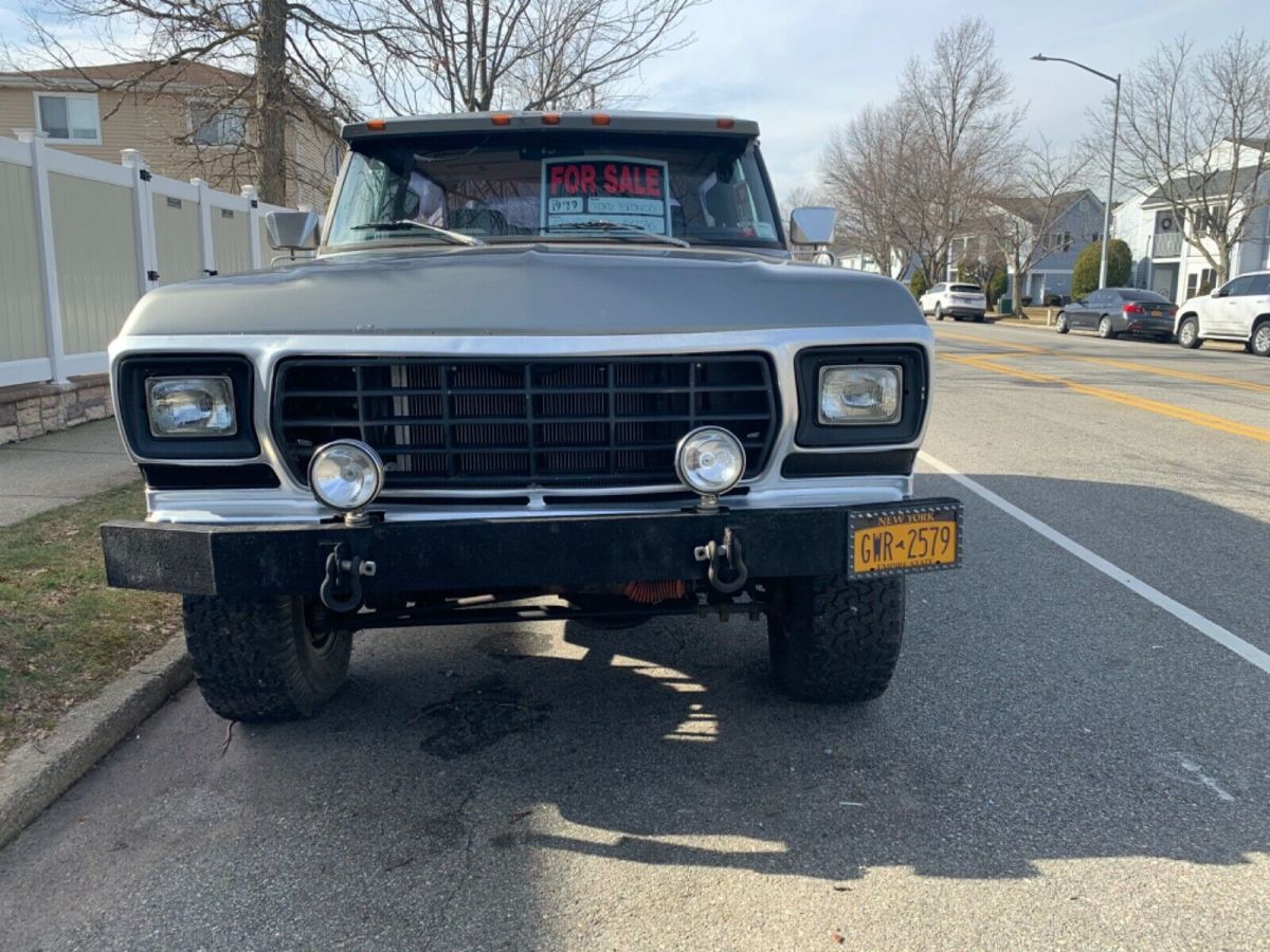1979 Gray Ford Bronco Convertible