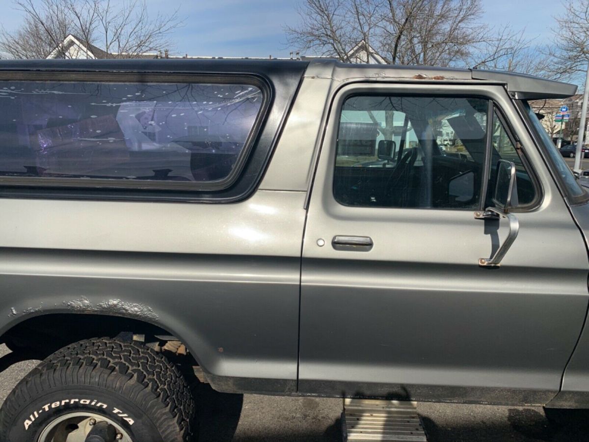 1979 Gray Ford Bronco Convertible