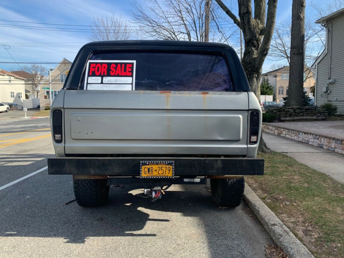 1979 Gray Ford Bronco Convertible