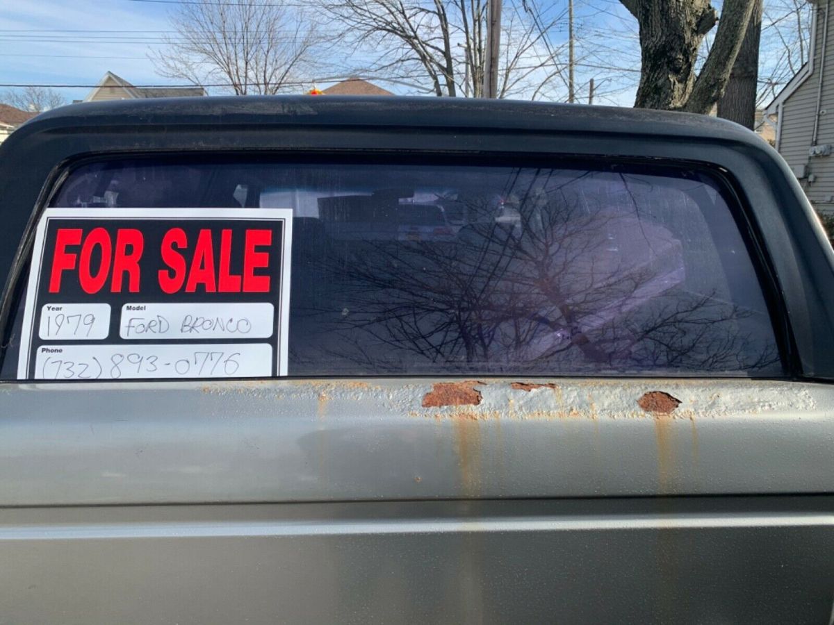 1979 Gray Ford Bronco Convertible