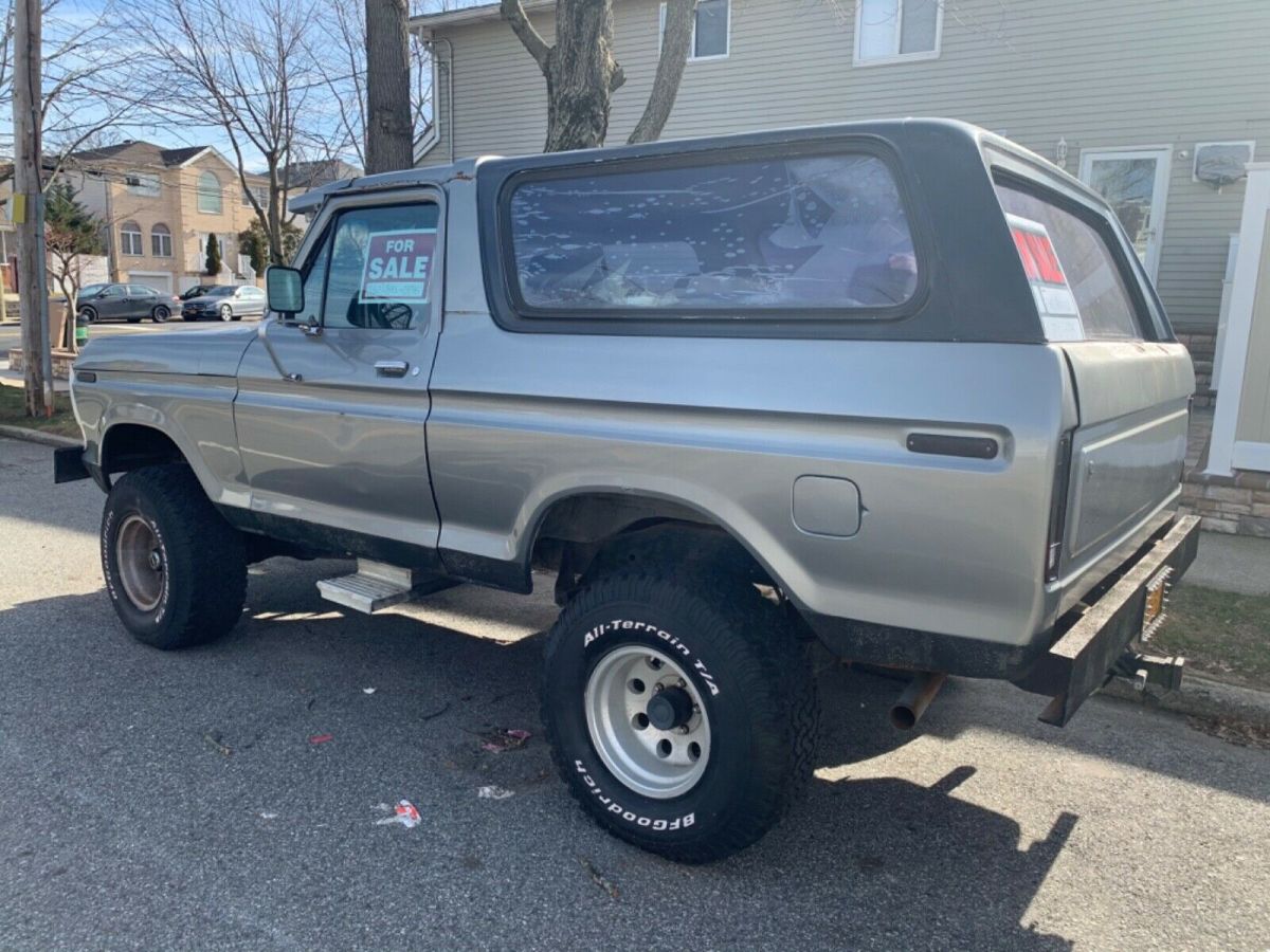 1979 Gray Ford Bronco Convertible