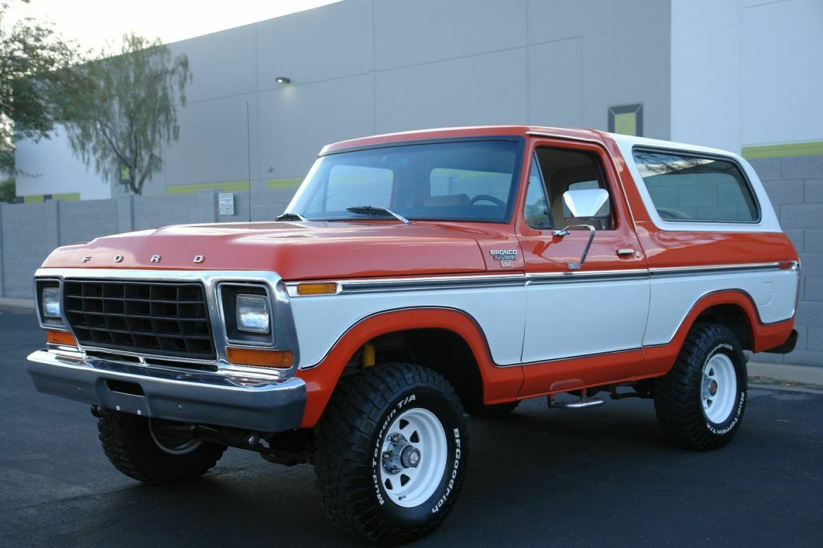 1979 Orange Ford Bronco SUV