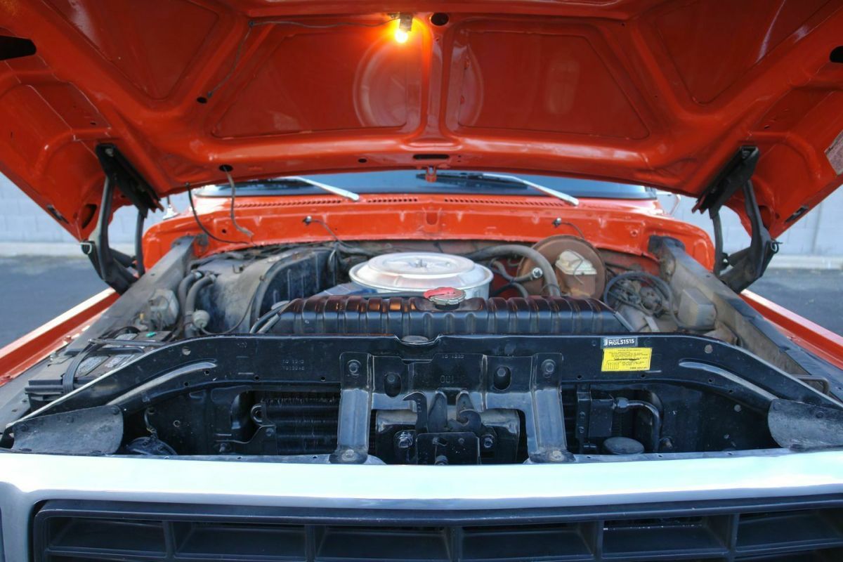 1979 Orange Ford Bronco SUV
