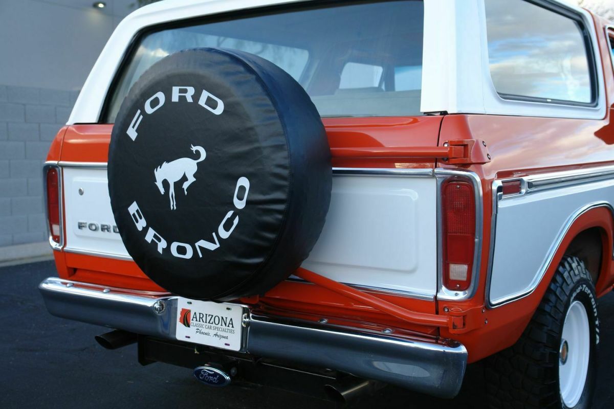 1979 Orange Ford Bronco SUV