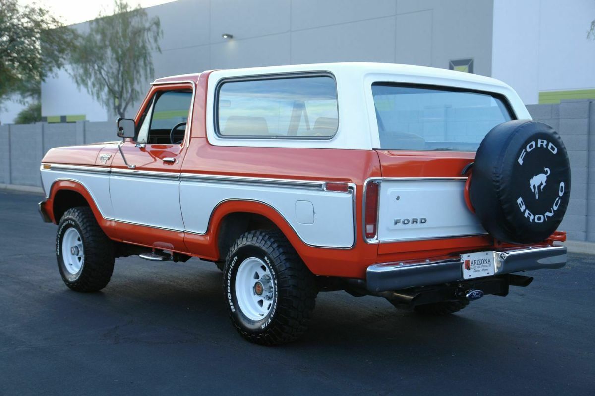 1979 Orange Ford Bronco SUV