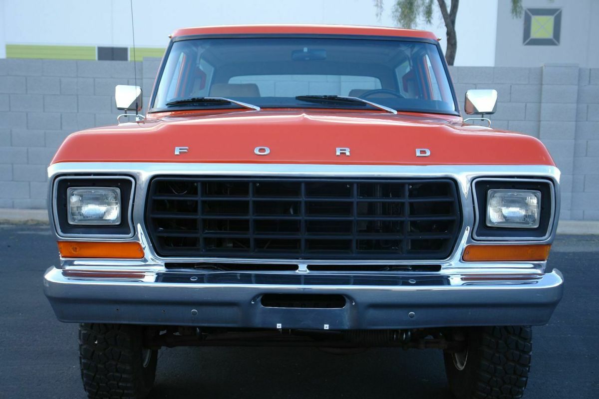 1979 Orange Ford Bronco SUV