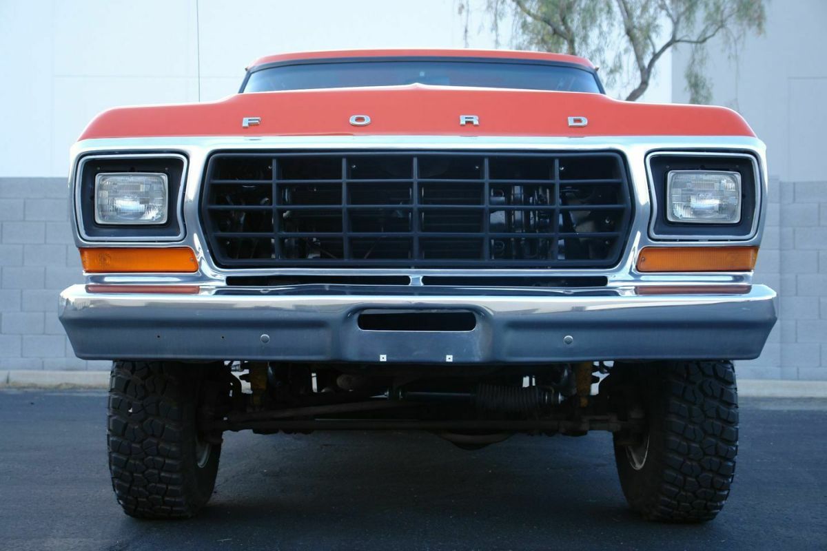 1979 Orange Ford Bronco SUV