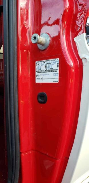 1979 Red Ford Bronco SUV