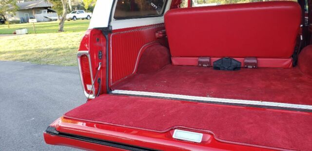 1979 Red Ford Bronco SUV