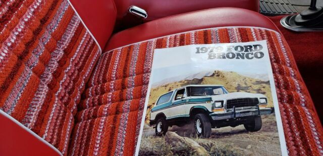 1979 Red Ford Bronco SUV