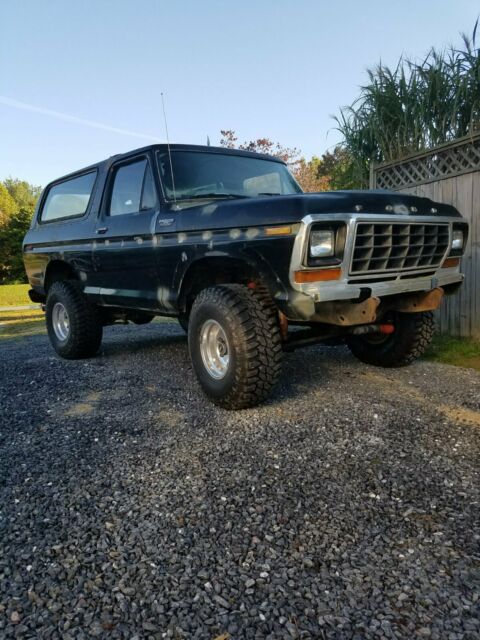 1979 Black Ford Bronco SUV