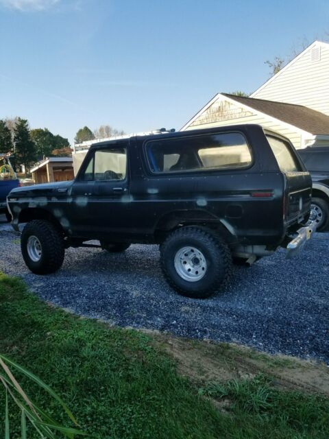 1979 Black Ford Bronco SUV